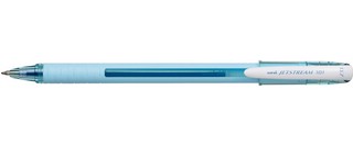Ручка шариковая Uni Jetstream SX-101-07FL, грип, синяя, голубой корпус
