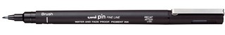 Линер Uni Pin Brush Extra Fine (кисть) черный 1
