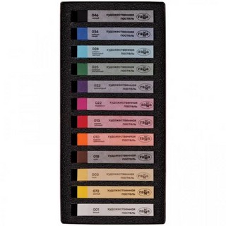 Набор сухой пастели 'Старый мастер' 12 цветов 3