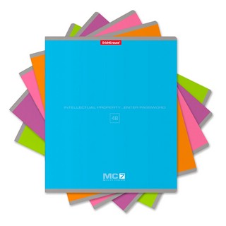 Тетрадь общая MC-7, А5, 48 листов, клетка, в ассортименте. Це...