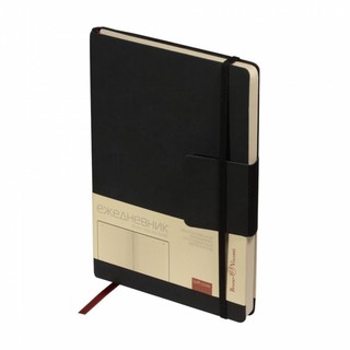 Набор подарочный 'Zenith' ежедневник недатированный и ручка, черный 3