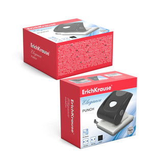 Дырокол Elegance до 30 листов, черный, ErichKrause 3