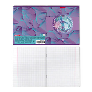 Тетрадь общая А5, 96 л, клетка, на скрепке 8