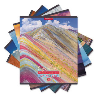 Тетрадь общая 'Wonders of Nature' 96 л, клетка, в ассортимент...