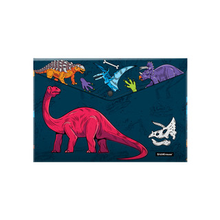 Папка-конверт Dino Planet, A4, на кнопке пластиковая