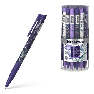 Ручка шариковая автоматическая ErichKrauseR Lavender Matic&Grip, синие чернила, в ассортименте. Цена за 1 шт.