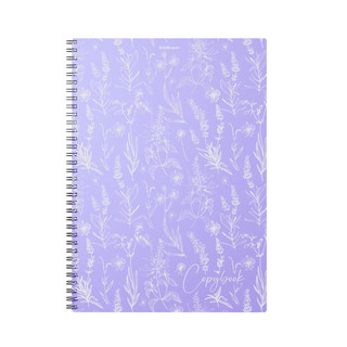 Тетрадь Lavender, А4, 80 л, на спирали, пластиковая обложка, ErichKrause