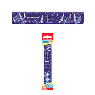 Линейка 15см, пластик, Lavender, ErichKrause, фиолетовый