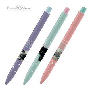 Ручка шариковая 'Funclick. Kitty life' 0.7 мм, синяя, в ассор...