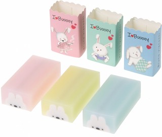 Ластик 'Зайчики' в ассортименте. Цена за 1 шт.