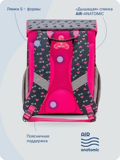 Ранец Belmil Click Cat с наполнением (пенал, мешок для обуви) 7