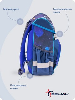 Ранец Belmil Click Spaceman с наполнением (пенал, мешок для обуви) 8