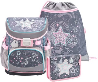 Ранец Belmil Mini Fit Shine с наполнением (пенал, мешок для обуви) 1