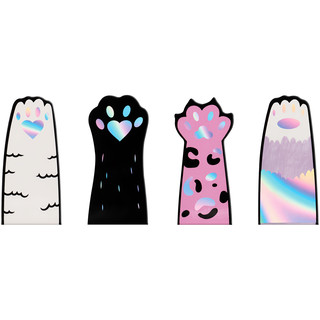 Закладки магнитные для книг, 4 шт. 'Paws' 2