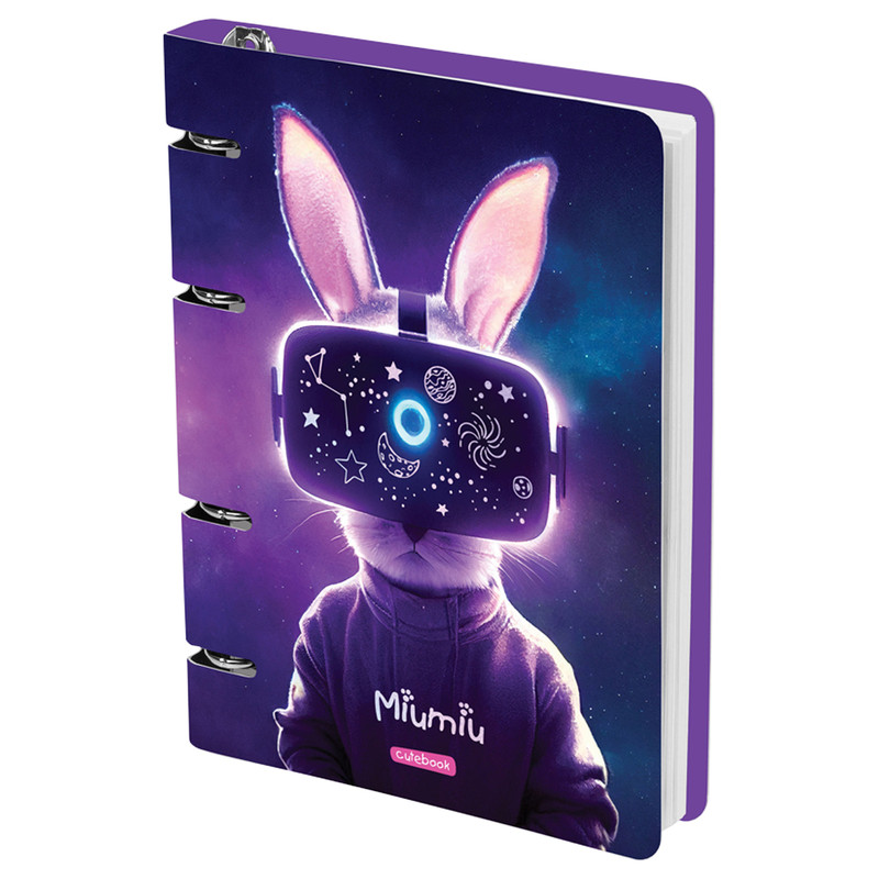 Тетрадь на кольцах А5, 100 л 'Miumiu'