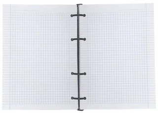 Тетрадь на кольцах А5, 120 л, клетка, 'Terrazzo' бежевый 2