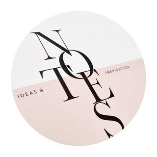 Тетрадь А5 на кольцах, 120 л, клетка, 'Notes' белый/розовый 4