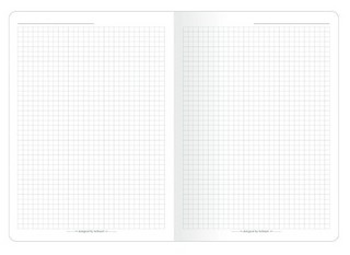 Тетрадь А5, 48 л, клетка, скрепка 'Mur-Mur' (серая, цветы) 4