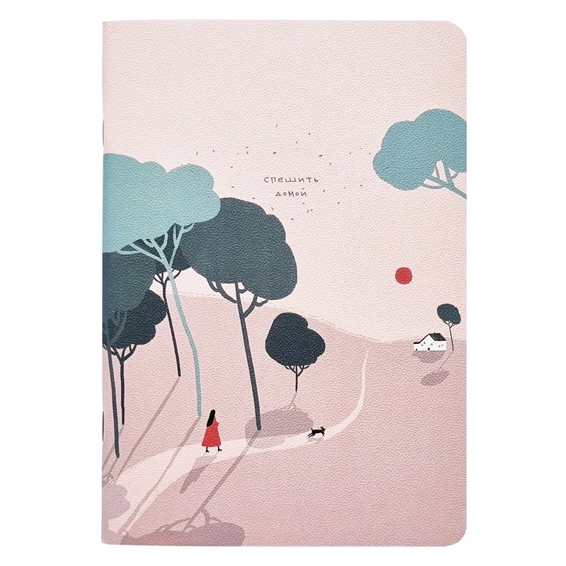 Тетрадь А5, 40 л, клетка, скрепка 'Soul' (тропа)