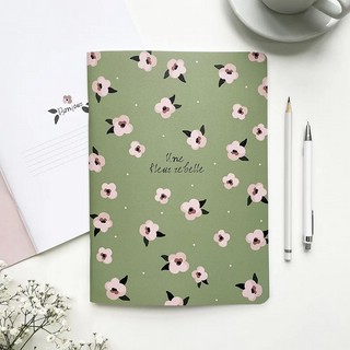 Тетрадь А4, 40 л, клетка, скрепка, мягкий переплет 'Pretty' зеленый 2