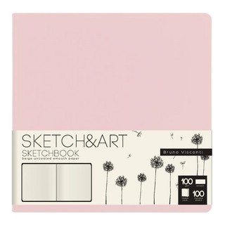 Скетчбук Sketch&Art Zefir, А6+, 100 л, мягкий переплет, зефирный розовый