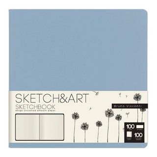 Скетчбук Sketch&Art Zefir, А6+, 100 л, мягкий переплет, зефирный голубой