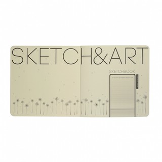 Скетчбук Sketch&Art Zefir, А6+, 100 л, мягкий переплет, зефирный голубой 6
