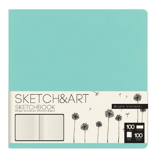 Скетчбук Sketch&Art Zefir, А6+, 100 л, мягкий переплет, зефирный мятный