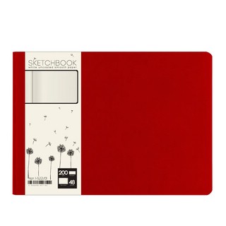 Скетчбук Sketch&Art Horizont, А5, 48 л, красный