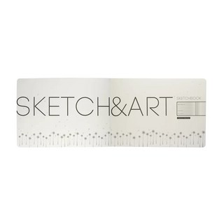 Скетчбук Sketch&Art Horizont, А5, 48 л, красный 7
