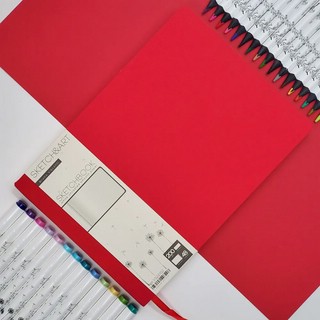 Скетчбук Sketch&Art Horizont, А5, 48 л, красный 8