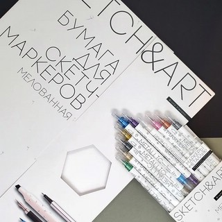 Бумага для скетч-маркеров 'Sketch&Art', А4, в папке 20 листов, 170 гр/м2 5