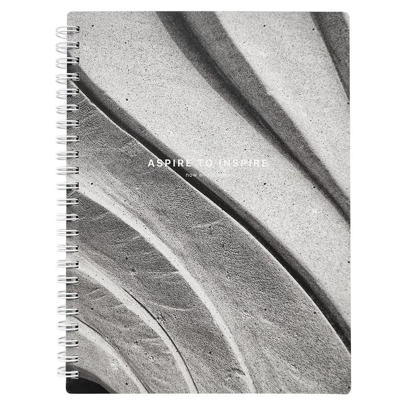 Тетрадь А5, 120 л, клетка, на пружине, мягкий переплет 'Sence'