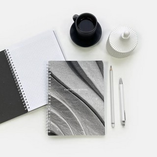 Тетрадь А5, 120 л, клетка, на пружине, мягкий переплет 'Sence' 2