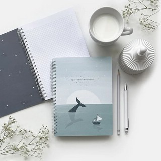 Тетрадь А5, 120 л, клетка, на спирали 'Soul' (море) 2