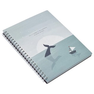 Тетрадь А5, 120 л, клетка, на спирали 'Soul' (море) 3