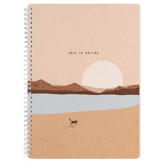 Тетрадь А4, 96 л, клетка, мягкая обложка, на спирали, 'Mountains' 1