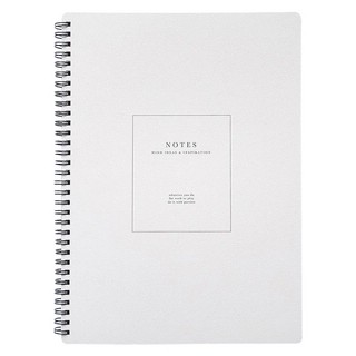 Тетрадь А4, 96 л, клетка, мягкая обложка, на спирали, 'Notes' серый 1