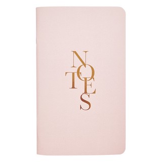 Блокнот 'Notes' розовый, А5, 48 л, линейка, мягкий переплет, ...