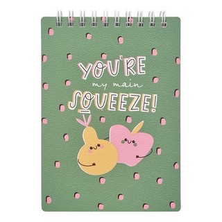 Блокнот 'Juicy', А6, 100 л, клетка, мягкий переплет, на спирали 1