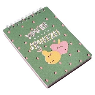 Блокнот 'Juicy', А6, 100 л, клетка, мягкий переплет, на спирали 2