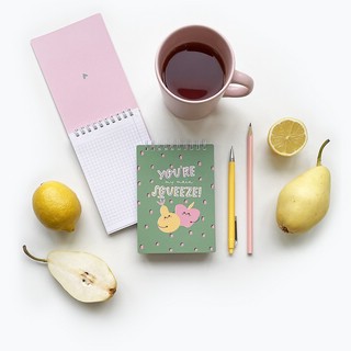 Блокнот 'Juicy', А6, 100 л, клетка, мягкий переплет, на спирали 4