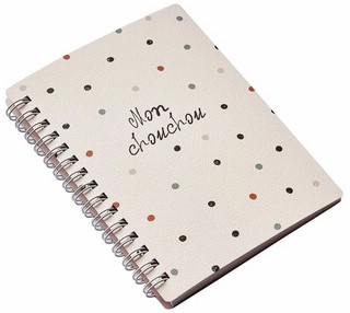 Блокнот 'Pretty' для записей А6, 80 л, клетка, на пружине N3723 2