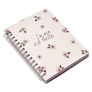 Блокнот 'Pretty' белый, А6, 120 л, клетка, мягкий переплет, спираль 2