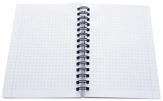 Блокнот 'Notes' для записей А6, 80 л, клетка, на пружине, черный 4