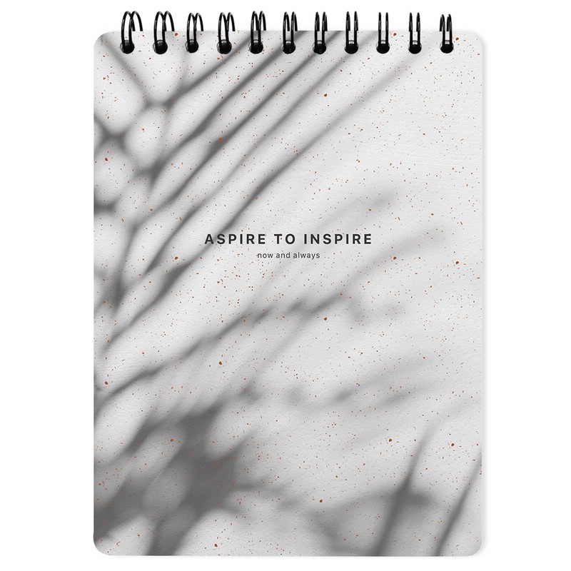 Блокнот 'Sence.тень', А5, 50 л, клетка, мягкий переплет, на спирали