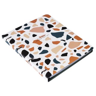 Тетрадь на кольцах А4+, 120 л, клетка, 'Terrazzo'  3