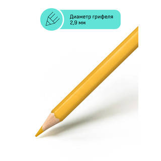 Карандаши цветные 12 цветов 'Хобби. Морской пейзаж' заточены 4