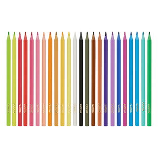 Карандаши цветные 24 цвета, пластиковые 'Мультики' заточены 2