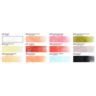 Пастель художественная 12 цветов 'Старый мастер. Портрет' картонная упаковка 3